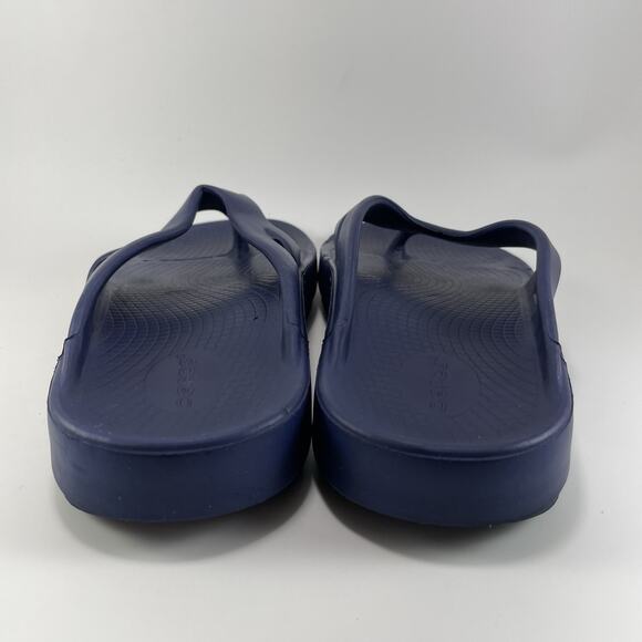 Oofos Ooriginal Flop Flops Mens Size 11, Womens 13 Blue Comfort Recovery Sandal - Picture 4 of 9